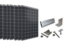 3KW Solar Panels with Roof Mounting Hardware (Add Your own Solar Inverter)
