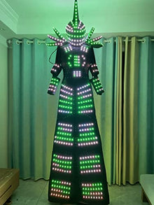 Earthradius LED Robot Costume Suit Jacket Black (M)