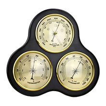 MVUYO Traditional Weather Station, Barometer with Thermometer and Hygrometer No Battery Required Hanging Home