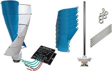 CHRISK 4000W Wind Turbine Generator Set,Portable Spiral Wind Power Turbine Maglev Generator 10 Blades +Controller for Outdoor Garden,12v