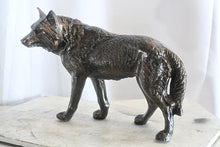 NIFAO Life Size Prowling Fox Handcrafted Aluminum, 42" L x 14" W x 34" H