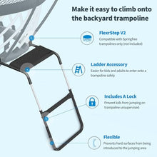 Springfree 13ft Large Square Trampoline Bundle with FlexrStep V2