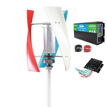 HUIZHITENGDA 48V,Low Noise Wind Turbine Generator Kit, 12V 24V 48V 3000W for Boats Gazebos & Houses Portable 3 Blade Windmill W/Controller and Power Inverter Converter