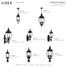 Livex Outdoor Post Light with Clear Beveled Glass Shades Black
