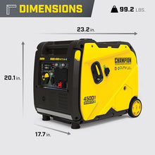 Champion 4500-Watt Electric Start Dual Fuel Portable Inverter Generator