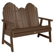 Highwood Hamilton 4ft Dining Height Adirondack Bench Weathered Acorn