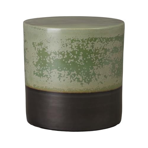 Emissary - Garden Table, Green Speckle/Matte Black 18x18X18 H