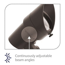 WAC Landscape Lighting, Accent Stem LED 12V Path and Area Single Light 2700K Warm Built-in LED in Solid Brass Coated with Bronze