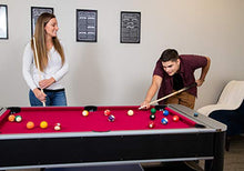 Hathaway Triple Threat 6-ft 3-in-1 Multi Game Table Black