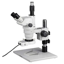 AmScope Professional Trinocular Stereo Zoom Microscope Chrome