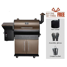 Z GRILLS Wood Pellet Grill Smoker with PID Control, Rain Cover, 700 sq. in Cooking Area for Outdoor BBQ, Smoke, Bake and Roast, 700D