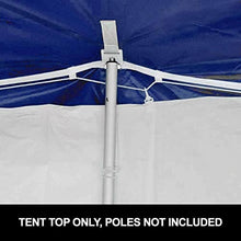 Party Tents Direct 20' x 40' Replacement Weekender Pole Tent Top Blue
