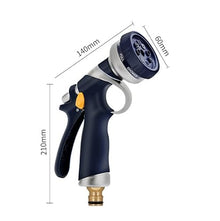 Sxdthy Hose Nozzle, Heavy Duty Hose Sprayer with 8 Adjustable Watering Patterns, Thumb Control Garden Hose Nozzle with Ergonomic Grip,