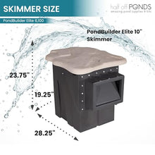 PondBuilder Elite 6100 GPH Koi Pond Kit 25 x 25 Ft EPDM Liner