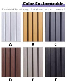ENHEN Semi-Open Screen Decorative Panel Outdoor - 6ft Height, Heavy Duty Backyard Deck Railing Wood Plastic Composite, Wall Panels for Interior Wall Decor(453.6cmx183cm/14.9ftx6ft)