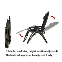Renovation House Chairs Zero Gravity Chair Large Portable Patio Recliners Adjustable Folding Chair with Cup Holder for Poolside Outdoor Yard Beach Durable (Color : 1002)