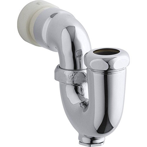 Kohler K-8995-CP Adjustable P-Trap with Outlet Tapped for I.P., 1-1/4" X 1-1/2", Polished Chrome