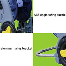 Garden Hose Reel Cart with Hose,Household Car Wash ABS+Aluminum Alloy Splicing Water Pipe Cart Rack, Retractable Garden Watering (25M)