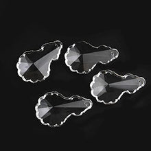 100pcs/Lot 50mm/63mm Transparent Color Crystal Faceted Chandelier Prism Parts Crystal Chandelier Parts,63mm 100pcs