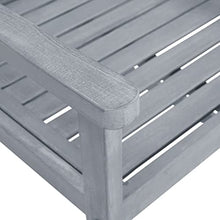 VGLQNRPT 6 Pcs Patio Chairs Set with Cushions, Solid Acacia Wood Outdoor Seating for Garden, Backyard, Deck, Gray Wash Finish