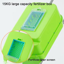 sunbiaouk Push Garden Seeder & Fertilizer Applicator, Row Planter Corn Planter Seeder with 7 Interchangeable Seed Plates, dockable Bracket Design(6 Holes)