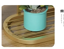RWGOVLU Flower Stand Living Room Floor-to-Ceiling Flower Stand Wrought Iron Balcony Multi-Storey Indoor Green Dill Flower Pot Stand Plant Stand