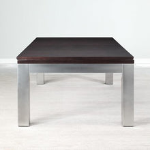 Playcraft Genoa 7' Slate Pool Table with Dining Top Walnut on Silver