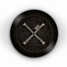 Ukiah Co. Voyager II Rechargeable Wireless Bluetooth 4 Mode Tabletop Propane Fire Pit Speaker Sound System with Lava Rocks and Cover, Black