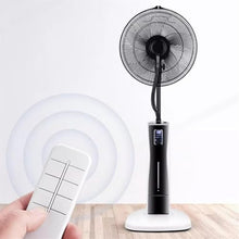 BMPAALN Misting Fan,Oscillating Misting Fan Oscillating Pedestal Fan With Mist For Home, 3 Speeds Water Mist Cooling Spray Fan, With 8H Timer And Remote Control