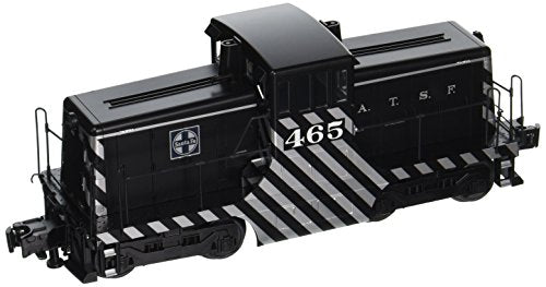Bachmann GE 44-Ton Switcher Santa Fe O Scale Train Black & Silver