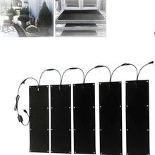FRGIJUVGY Snow Melting Pad,Winter Ice Melt Pad,Non-Slip,with 1.5m Power Cord,for Winter Stairs, Steps,Doorway, Sidewalk(Size:10 * 48in,Color:5 Piece)