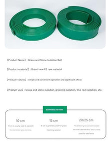 XIYYANUS Lawn/Garden Edging Borders, Plastic Edging Sizes Garden Isolation PEmaterial(0.66x164ft)