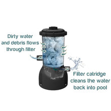 Lark 9 ft x 24 in Square Above Ground Pool with 530 GPH Filter Pump, Metal Frame Backyard Swimming Pool, Filter Ball Technology, Durable Steel Frame, Easy Setup Family Pool