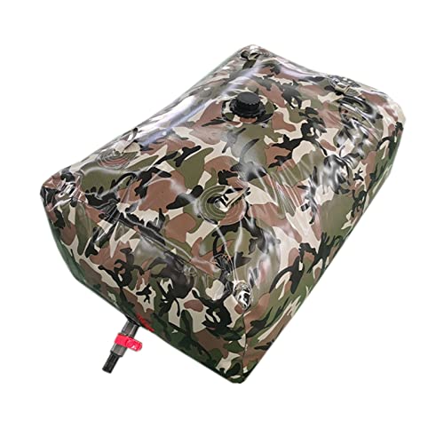 Large Capacity Soft Water Bag Camouflage Water Tank Thick, Forest Drought Resistance Outdoor Folding Water Bag Agricultural Water Reservoir Construction Site Water Storage Container ( Size : 3x1.5x0.9