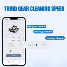 GHRERTX Robotic Pool Cleaner,Cordless Wall Climbing Robotic Pool Vacuum with APP Mode,Can Climb Walls at 90°,Four Cleaning Modes,Smart Navigation Technology,for Swimming Pools