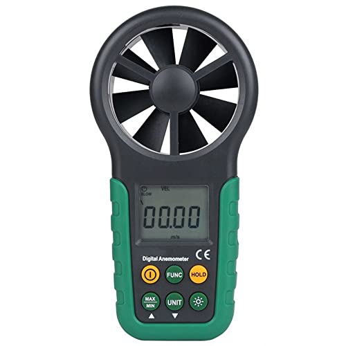 XARONF Digital Anemometer Handheld Wind Speed Meter Gauge Air Volume Meter Backlight Air Velocity Measurement