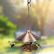 ZYBB Hanging Bird Feeder Seed Tray Outdoors Metal Food Tray for Attracting Birds Hummingbird Feeder