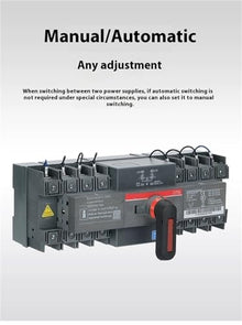 1Pcs Dual Power Switch OTM Series Exquisite Series Automatic Transfer Switch OTM32F4C20D380C OTM40F4C20D380C OTM50F4C20D380(OTM315E4C20D380C)