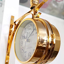 EHVYBDX Double Sided Wall Clock,Retro Wall Clock Outdoor Garden Wall Clock Outdoor Indoor Garden Wall Clock for Garden/Patio/Yard