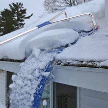 Snow Shovels 20Ft Retractable Outdoor Roof Snow Shovel Aluminum Pole Remove Snow Tools Winter Snow Removal Tool Foldable Garden Shovel