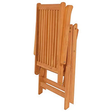 ZQQLVOO Outdoor Patio Sling Chairs 2 pcs with Anthracite Cushions Solid Teak Wood, Outdoor Reclining Camping Chairs with Soft Cotton-Padded Seat Adjustable High Backrest Portable Chairs