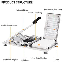 GenSDH Stainless Steel Kebab Skewer Maker,Effortless Meat Skewering for Grilling and Outdoor Cooking