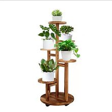 iumLeap 5 Tiered Tall Plant Stand,Corner Display Rack, Multi-Tier Planter Pot Holder Flower Stand for Living Room Balcony Garden Patio