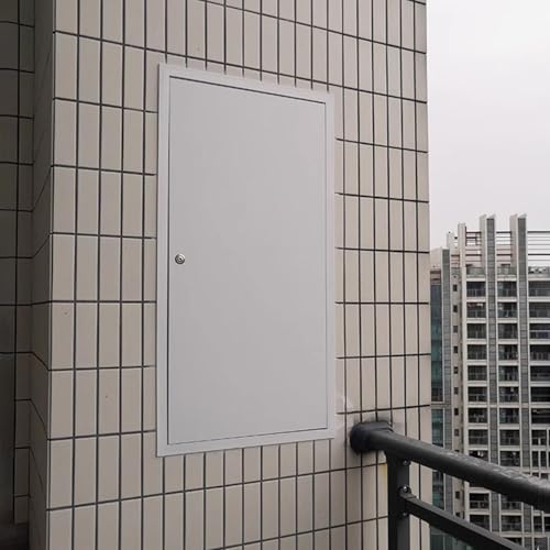 ZIMGOD Outdoor Waterproof Access Panel with Key & Lock, Drywall Ceiling Access Door Hatch, 16 20 24 30 32 36 38 44 48 in Aluminum Exterior Wall Hole Cover(22x40in (55x100cm))