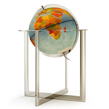 Waypoint Geographic Maranello 20” Illuminated Globe Silver