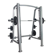 Fitness First Smith Machine with Olympic Weight Plate Storage Silver