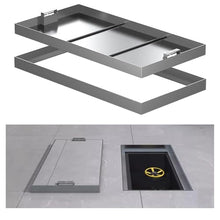 WXPWAMZ 304 Stless Steel Manhole Cover with Hidden Handle Durable Round Inspection Lid for Indoor/Outdoor Use RustResistant HeavyDuty Access Solution