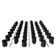 AutoPot 48 Pot GeoPot System with 5 Gallon Fabric Pots - Self-Watering Hydroponic System Black