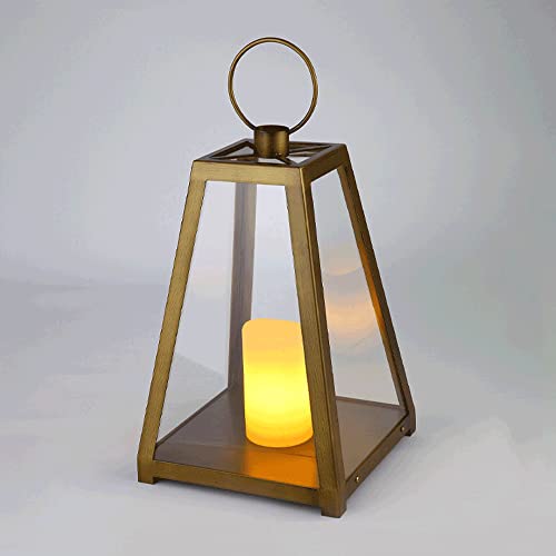 ZEELYDE Post Lights Outdoor,Tempered Glass Lampshade Floor Lamp Simple Galvanized Steel Outdoor Waterproof Pillar Lamp Villa Garden Landscape Grass Lamp LED Night Security Lighting Fixture