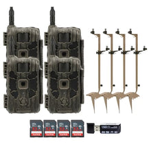 Stealth Cam 40MP Deceptor Max Cellular Trail Camera Bundle with Adjustable Mounts and Accessories